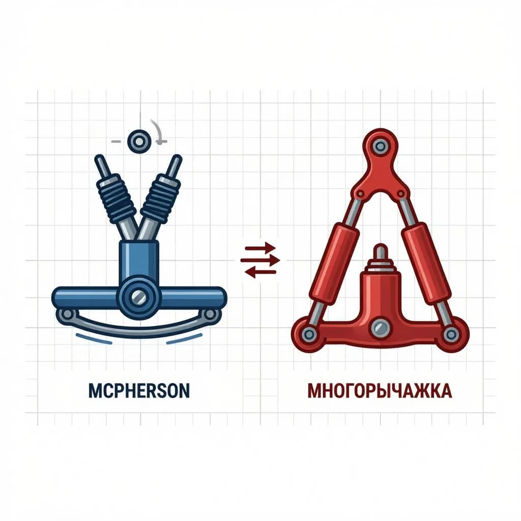 McPherson vs многорычажка: выбираем подвеску для жизни