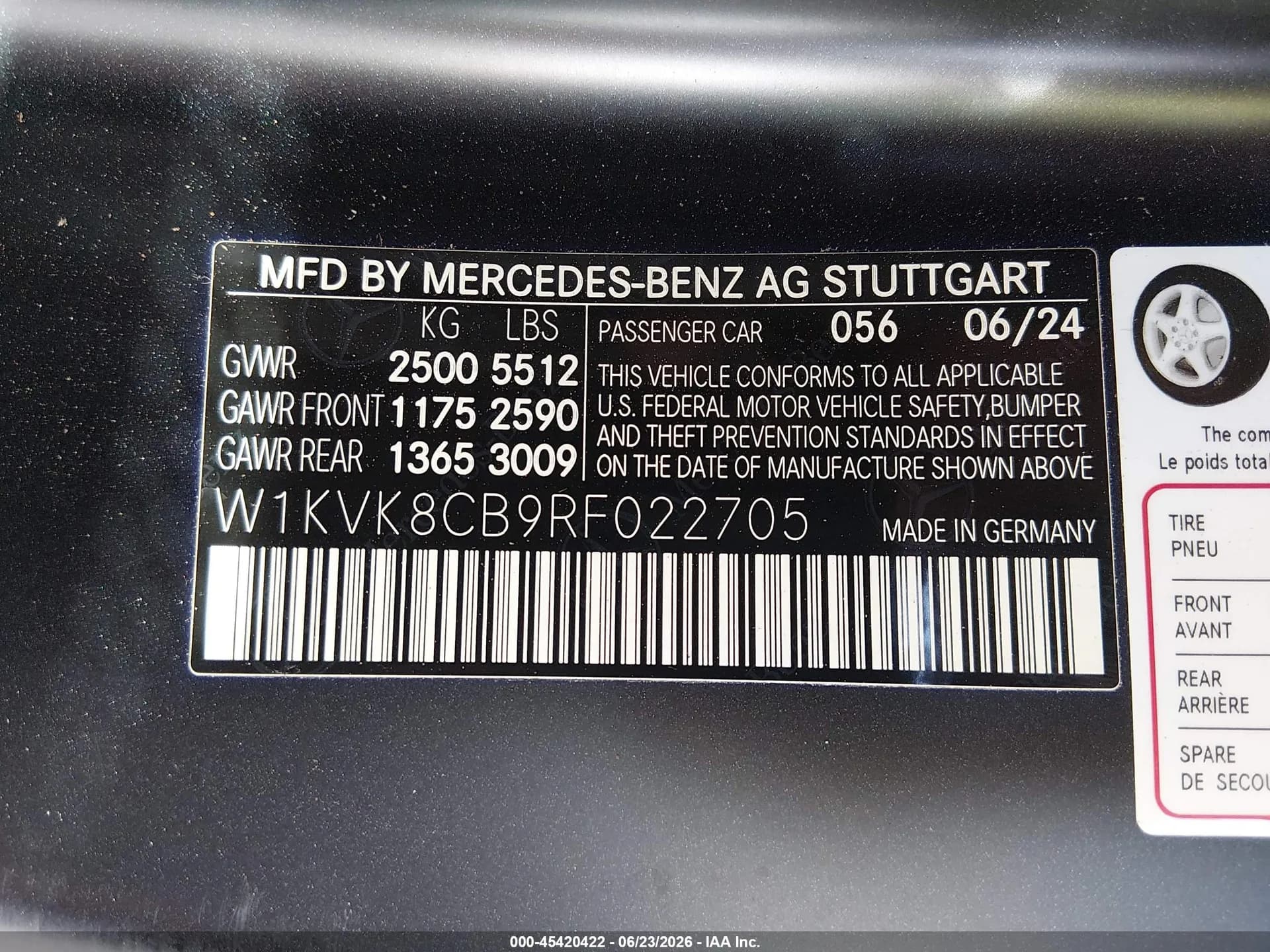 BENZ SL 63 AMG S E PERFOR