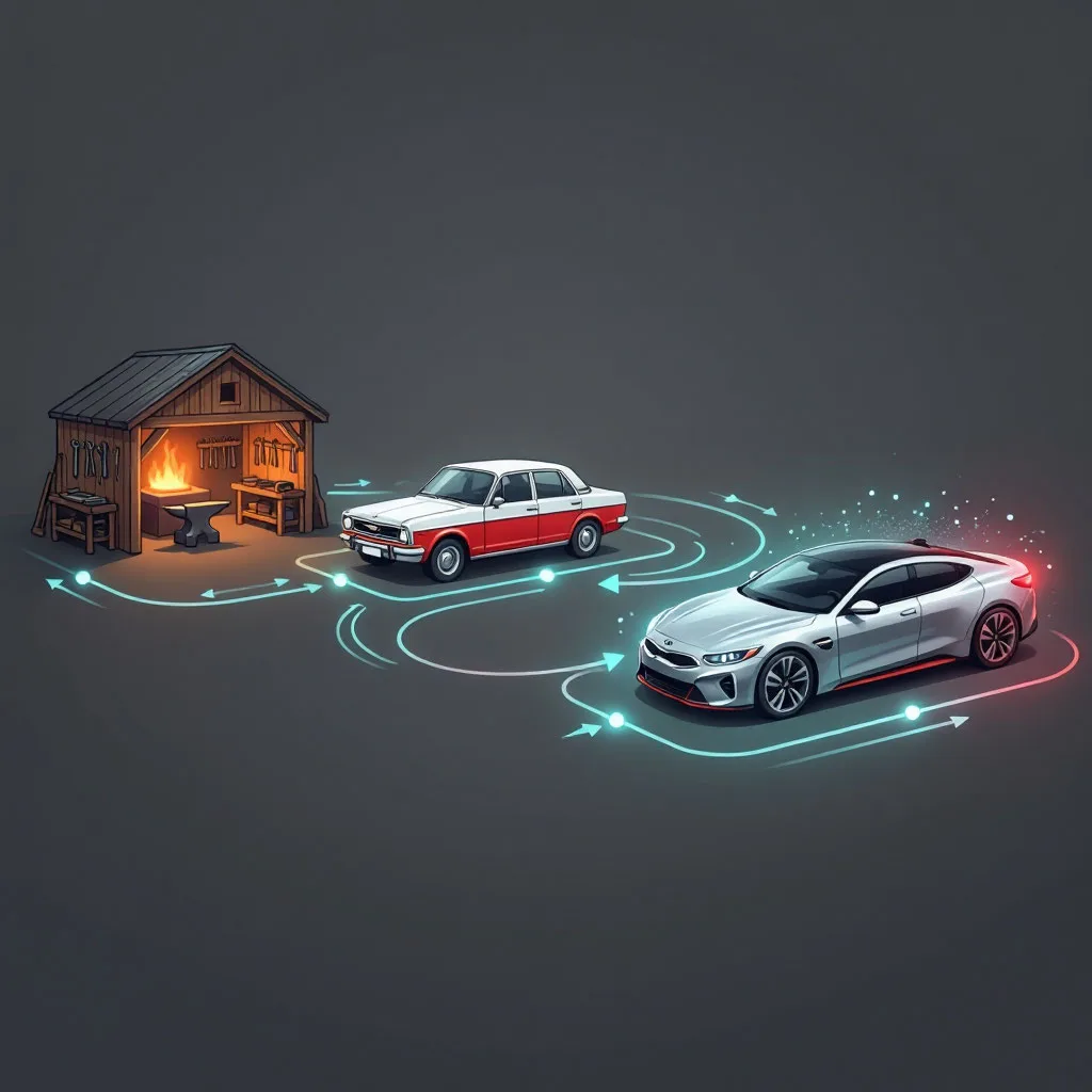 История Kia: от велосипедных детали к современному автопрому