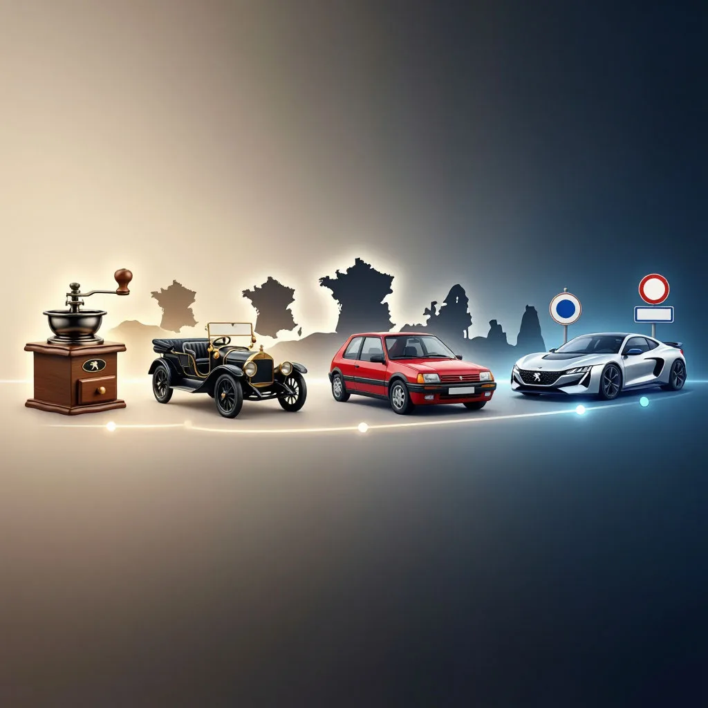 История Peugeot: от кофемолок до французского стиля на дорогах