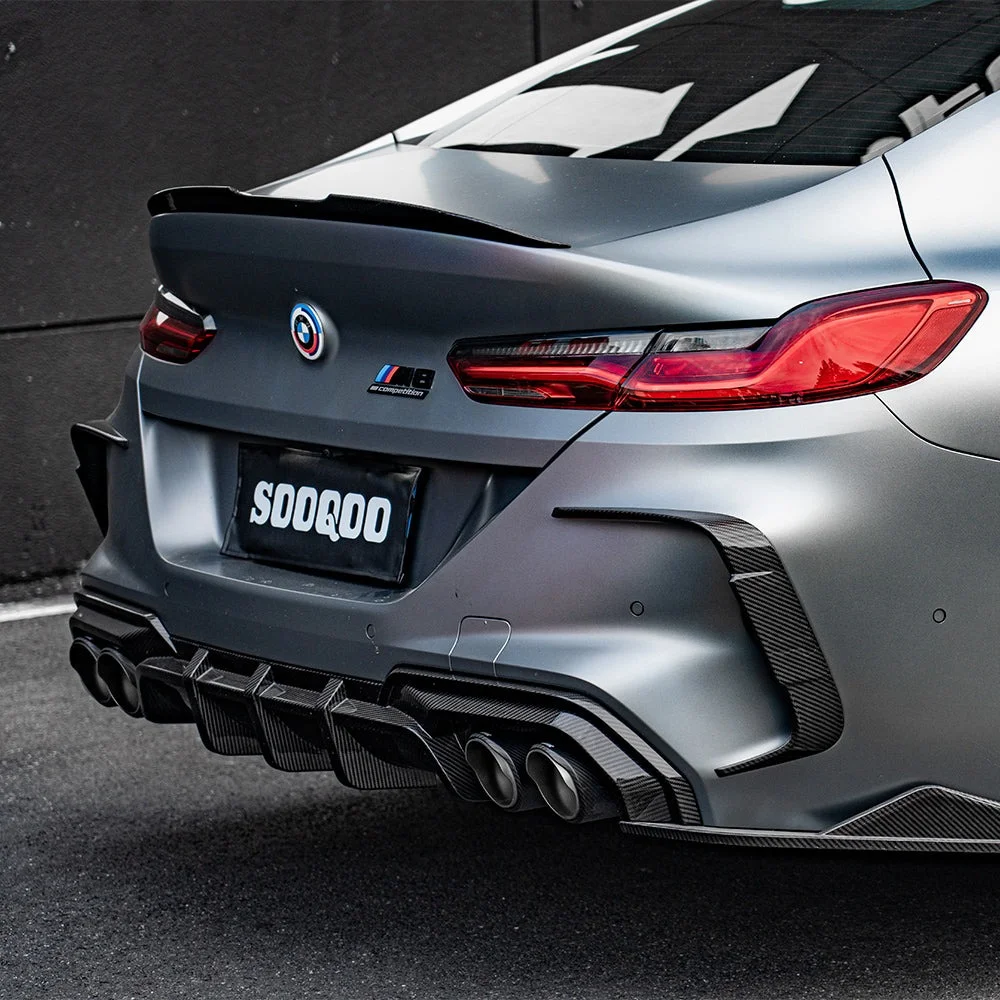 SOOQOO BMW M8 F93 Rear Diffuser In Prepreg Carbon Fiber
